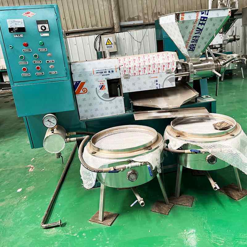 商用中大型葵花籽压油榨机新型螺旋无品牌/榨油机花生滤全自动榨