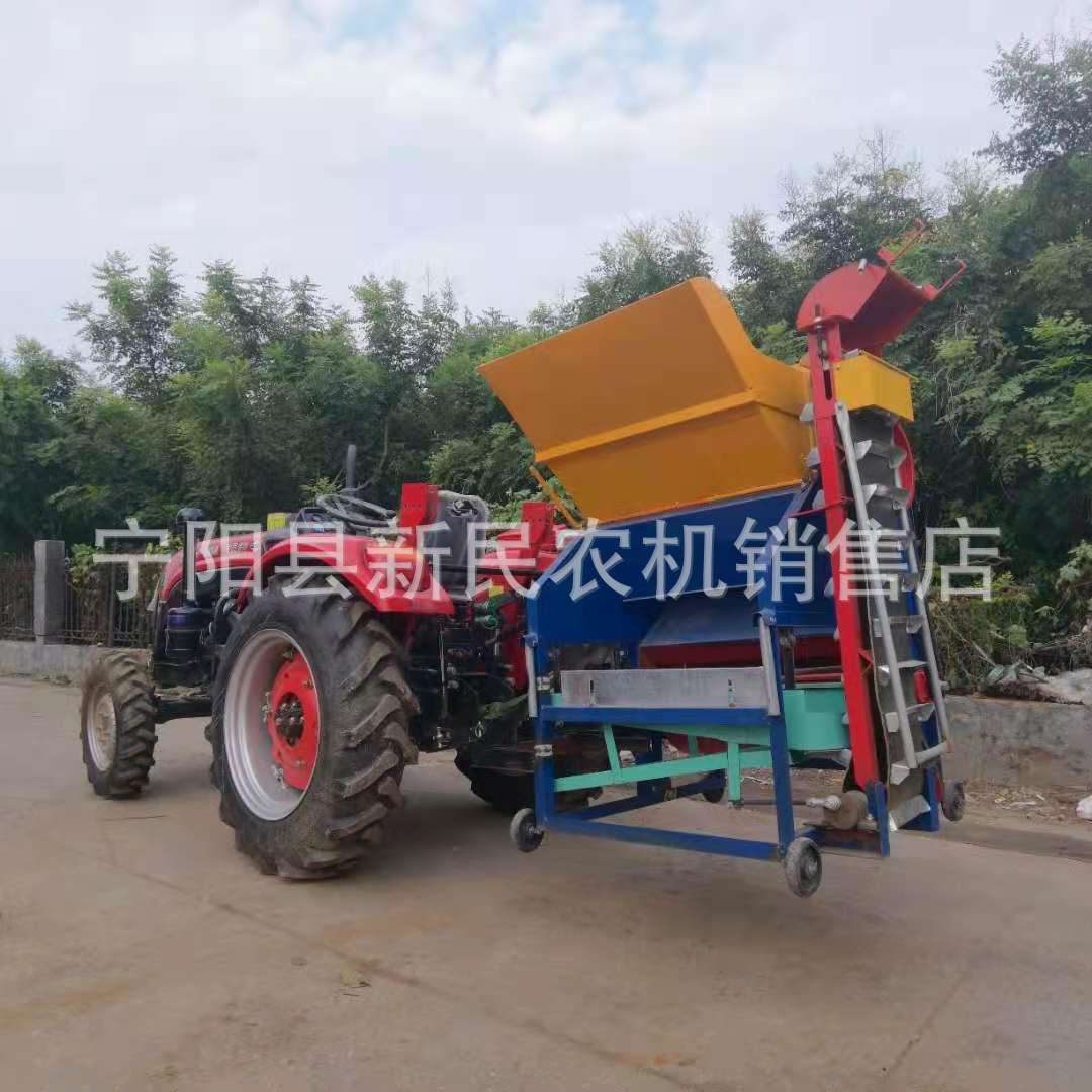拖拉机传动轴带动花生摘果机花生果子秧子分离机器花生去秧子机器
