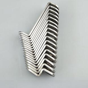 304不锈钢z型支架固定件角码角铁加厚z型角码连接件工字型支架