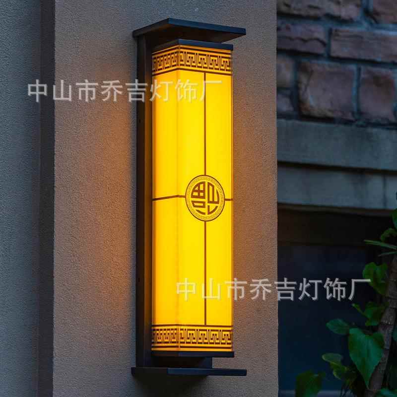 院花灯户外壁太阳能庭灯外墙现园代柱子大门简现代壁灯约别墅庭院