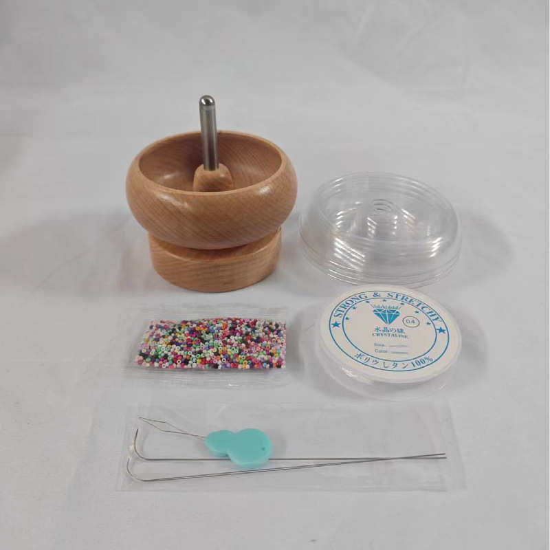 手动实木快速串珠穿珠转碗DIY制作含个塑料碗托串珠工具,居家布艺,线盒,淘宝优惠券,粉丝福利购,淘宝优惠卷