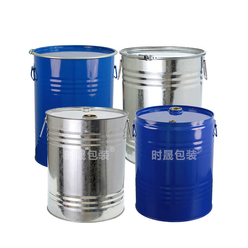 厂家直销50L升闭口镀锌桶化工桶50kg公斤钢桶柴油桶小口白铁皮桶