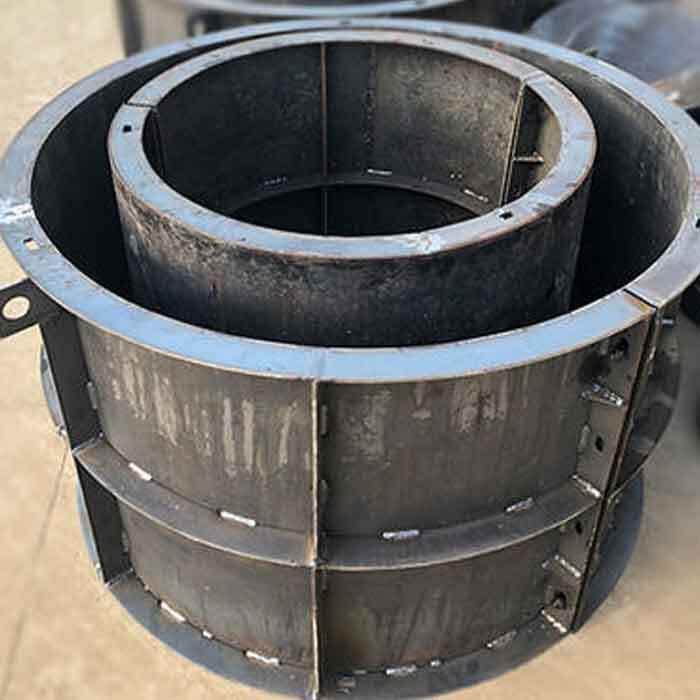 检查钢模具圆形椭井圆处市政电力理模板预钢GTB制雨水污水处理检