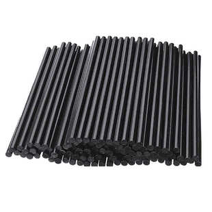 整箱定制黑色高粘热熔胶棒 7mm热容胶抢棒厂 11mm不拉丝热融胶条