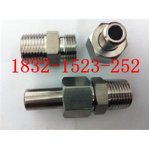 对焊式（压垫）直通螺纹终端接头PN63 BWΦ22-G1/2（M） 304SS