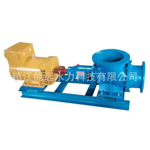10kw贯流式水能发电机 自动稳压 全铜线 足功率 管路进出水