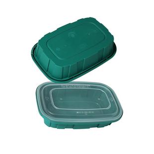 一次性长方形塑料餐盒加厚小碗菜川湘菜快餐饭盒外卖清蒸鱼打包盒