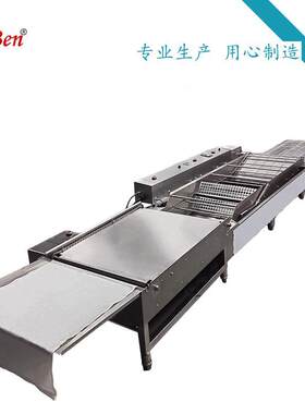 全自动面包甜甜圈油炸传输机波提球型圆圆圈油炸机商用产业用大型