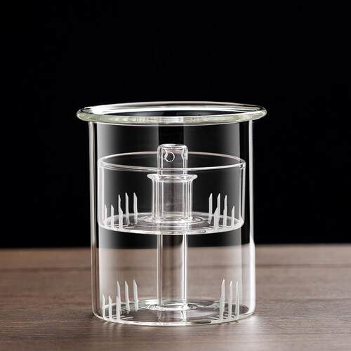 玻璃壶蒸煮一体内胆配件盖子壶盖煮茶壶茶漏零配茶漏耐高温茶隔