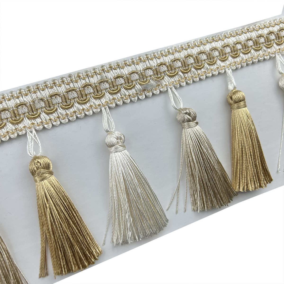 三色小波浪窗帘花边装饰辅料 高档桌旗沙发抱枕流苏 婚庆吊穗排须