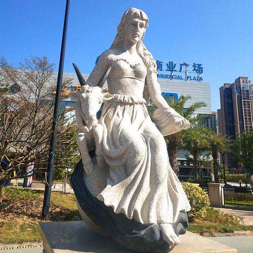 花岗岩厂家石雕西方人物12星座校园古代历史人物雕塑人物石雕