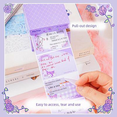 kuromi cinamonroll memo纸 pull out sticky note三丽鸥便利贴