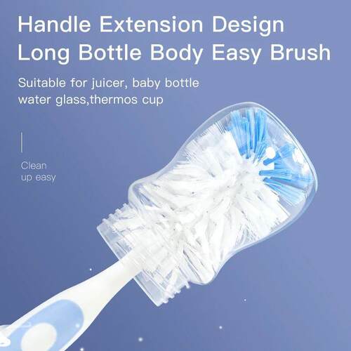 2 in 1 Mother-child Nylon Baby Bottle Cup Cleaning Brush Suc