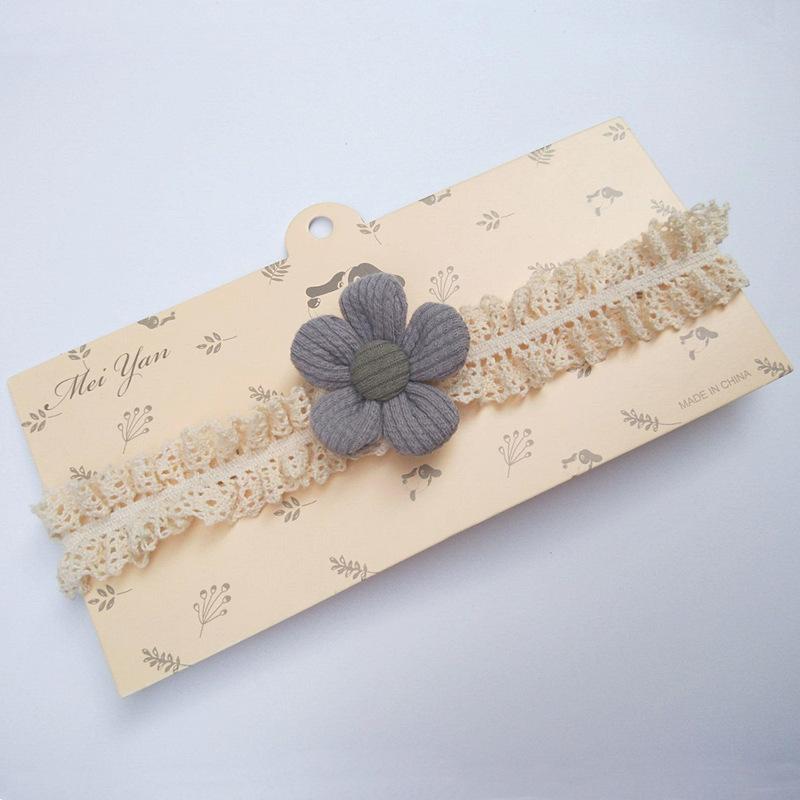 婴儿发带发带甜美花朵公主发饰