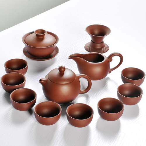 正品品紫砂功用夫茶套装家陶瓷具配件西施壶小套茶杯茶壶单壶礼礼