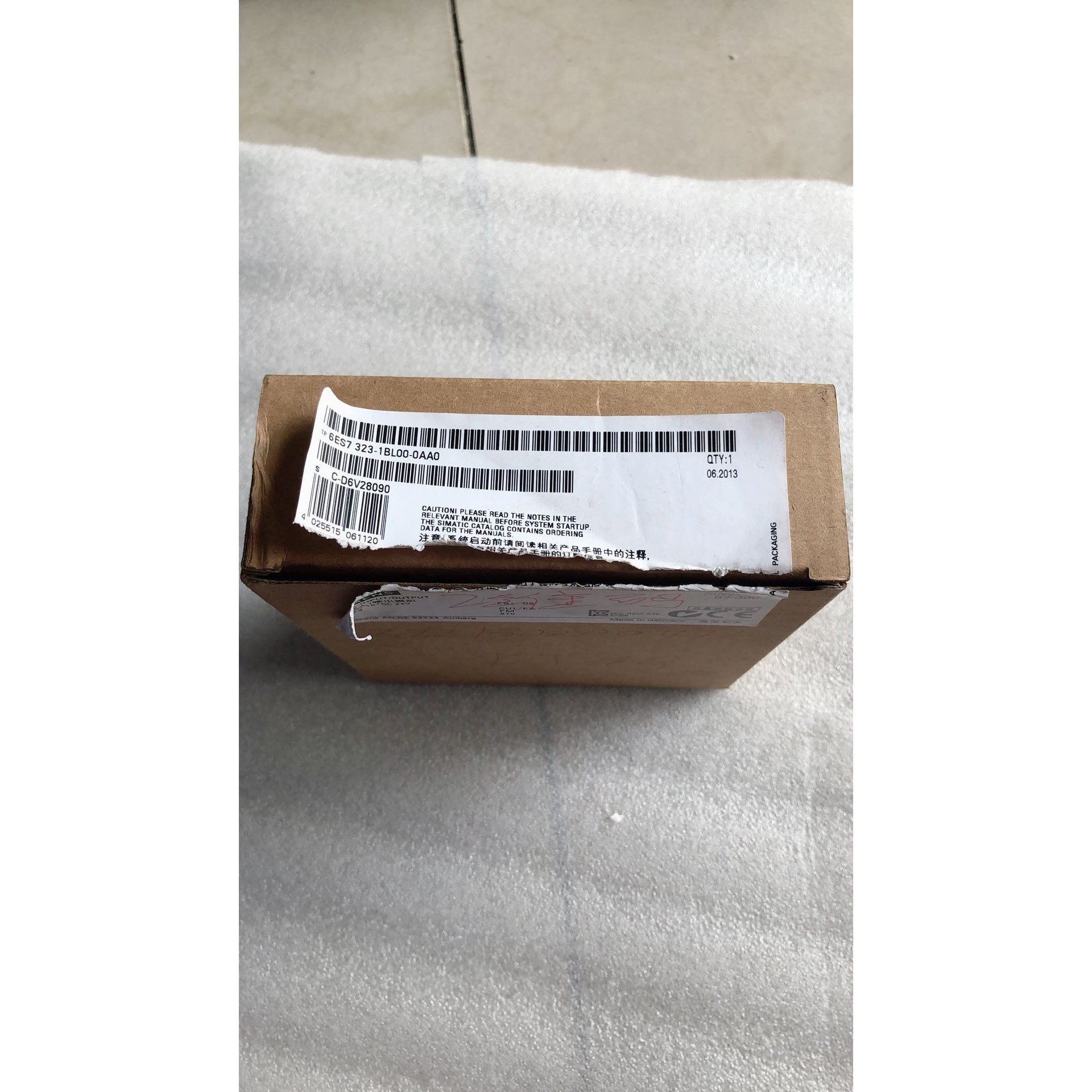 全新原装 SIEMENS  6ES7 323-1BL00-0AA0 实物拍摄 现货*