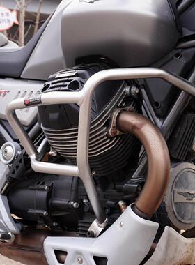 适用于摩托车Goz V85Tt保险杠铝合金三箱侧箱尾箱不锈钢护栏改造