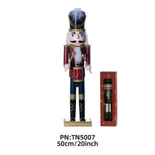 身兵脚20inch送礼红木质现货蓝鼓夹子欧式胡桃工艺品50cm士兵