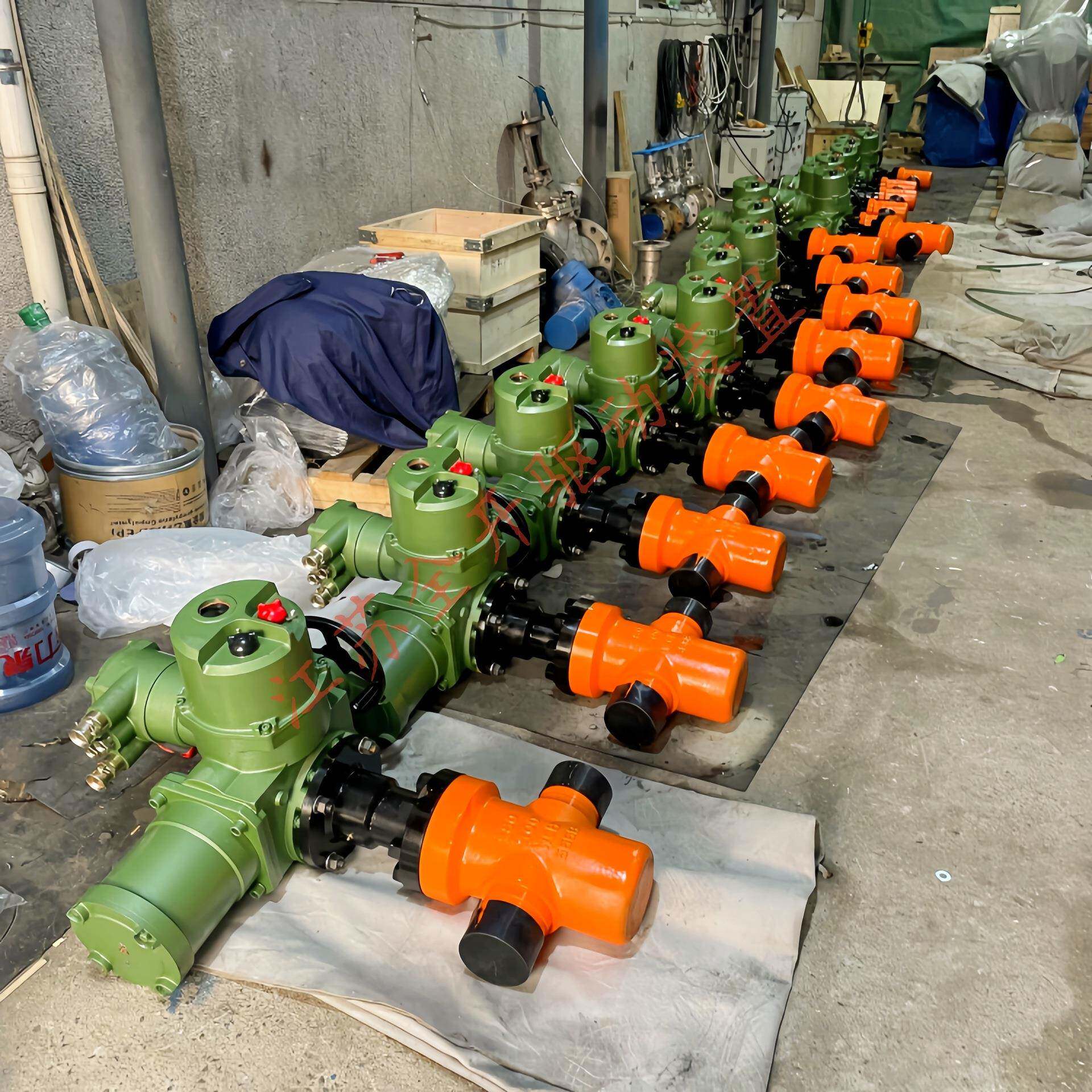 矿用特高压平板闸阀ZF63Y-20Mpa DN50三沟槽76.1双沟槽