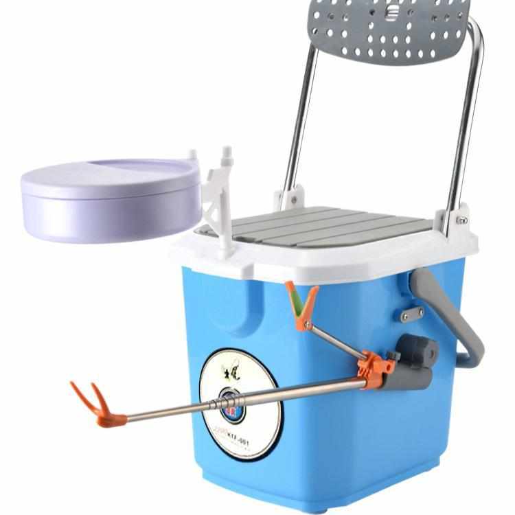 包邮钓箱2025新款钓鱼箱迷你打氧钓鱼桶小升箱全套可钓鱼可坐鱼箱