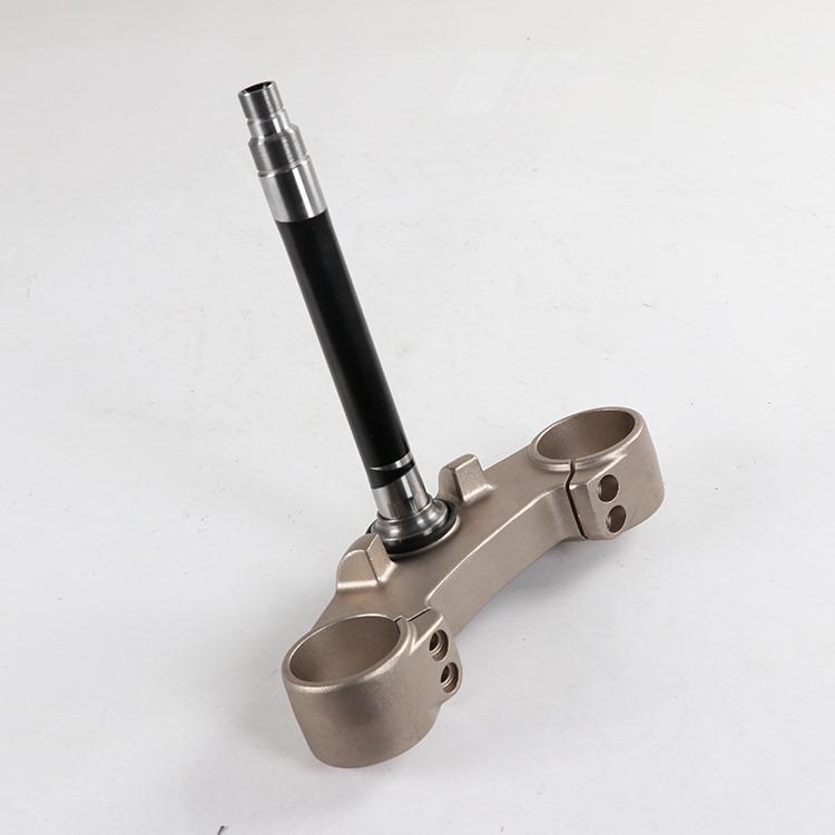 启典摩托车KD150-U-U1-U2方向柱150-G1-G2前减震器下联板前叉立管