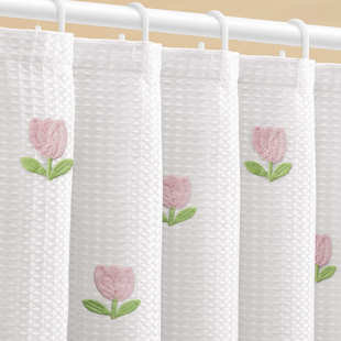 浴室浴帘防水防霉加厚垂冲凉房隔水帘卫生间洗浴间隔断澡堂遮挡帘