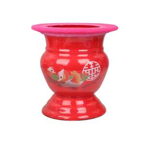 老式搪瓷成人尿壶老人尿桶老人尿盆加厚老式痰桶家用孕妇高脚痰盂