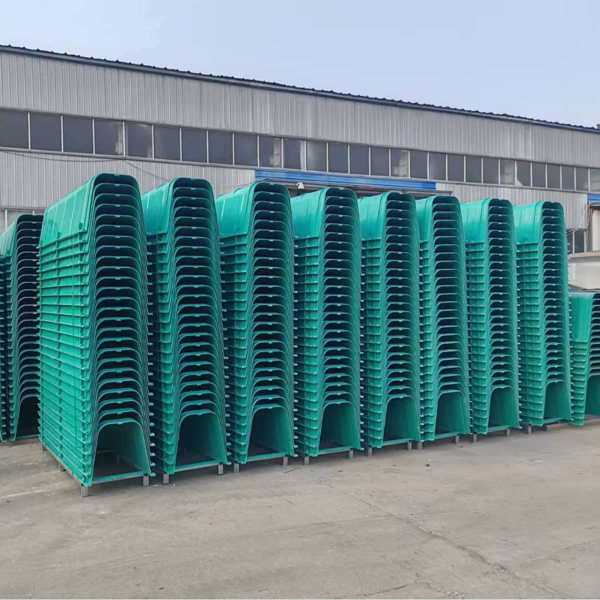 玻璃钢排水渠农村灌溉模压U型储水水渠复合树脂下水道排水渠厂家