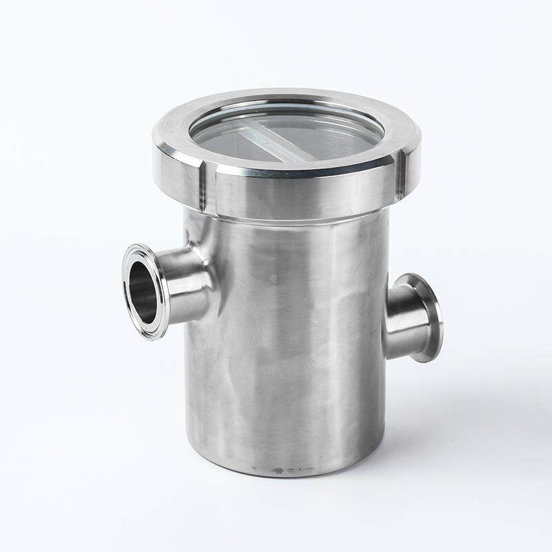 04不锈钢快装阻断器卫生级防倒灌地漏抛光快装空气阻断器