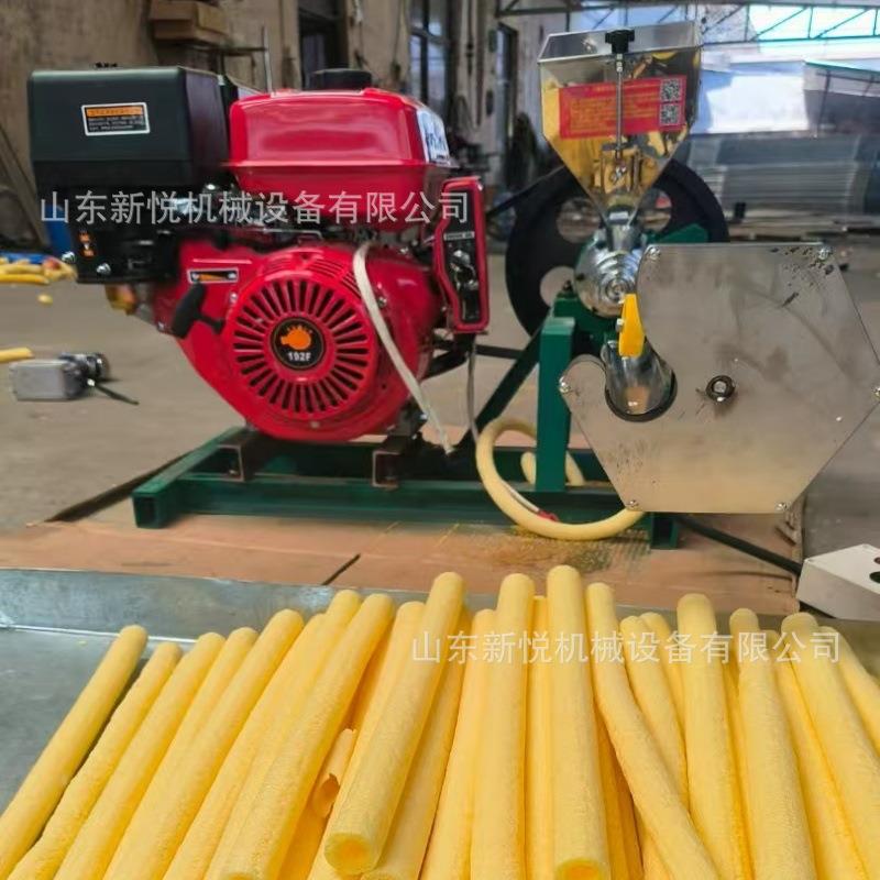 香酥果商用爆米花机大米粒杂粮汽油麻花机食品江米棍膨化机