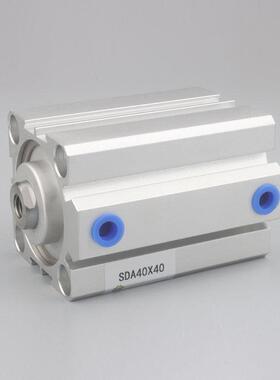 亚德客型薄型气缸SDA25X10X15X20X30X35X40X45X50X60X65X70X100SB