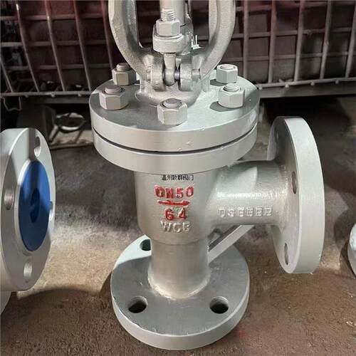 气动J644H-16C法兰截止阀角式角式型号尺寸截止阀规格