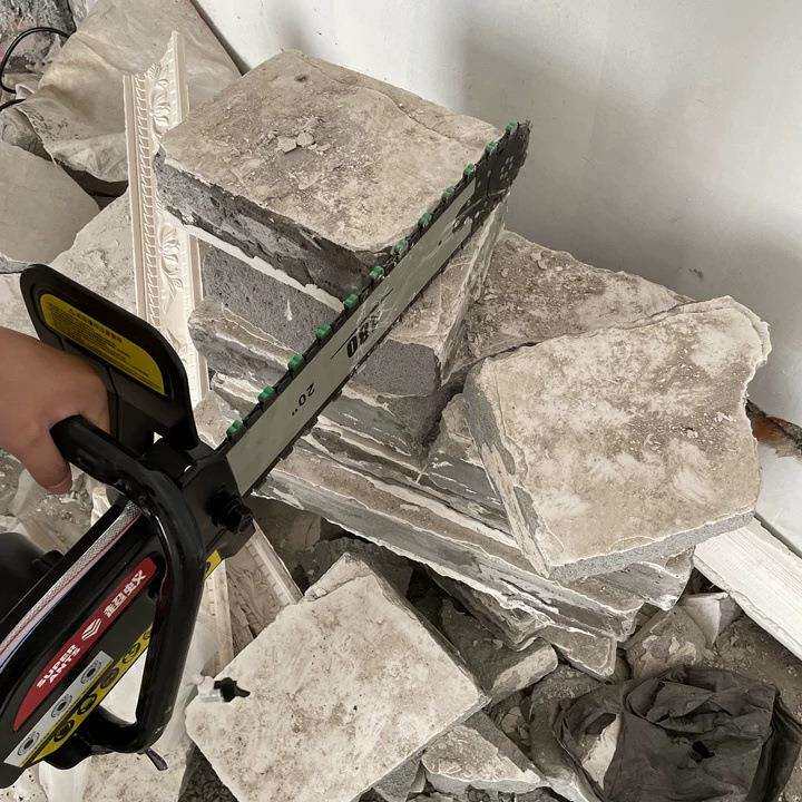 混凝土切墙机专业水泥墙体电线杆切割220v电动开墙链条锯改门窗