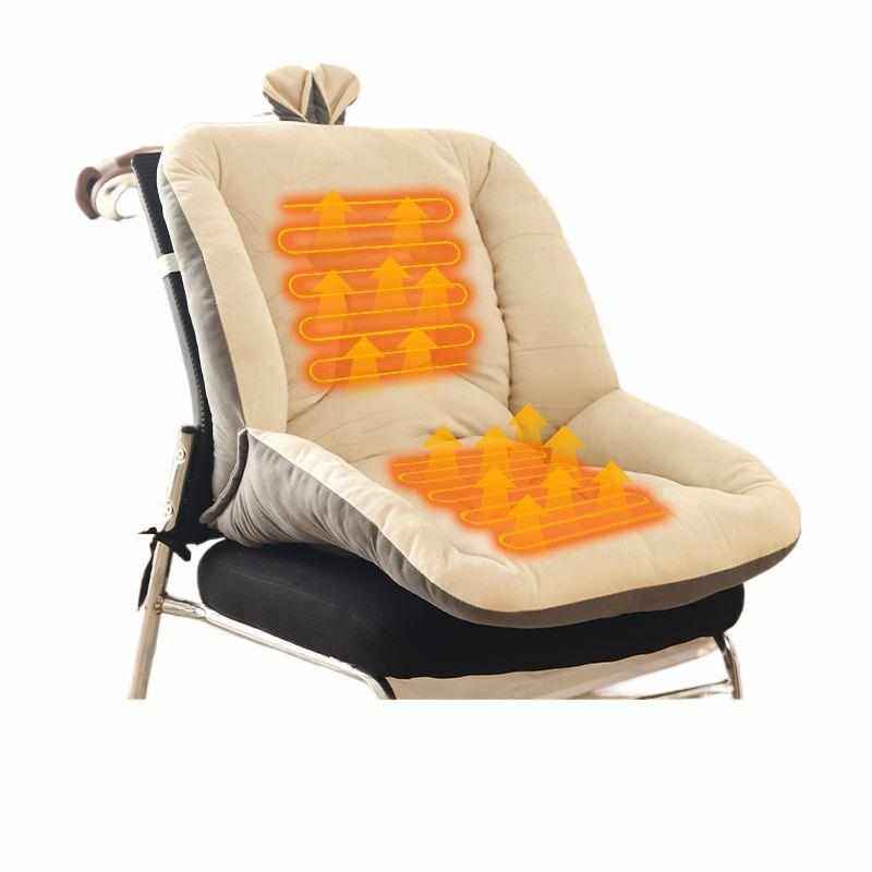 加热坐垫可坐躺多档热椅垫办公室腰靠坐垫靠背一体冬季发热坐垫子,居家布艺,靠垫/抱枕,淘宝优惠券,粉丝福利购,淘宝优惠卷