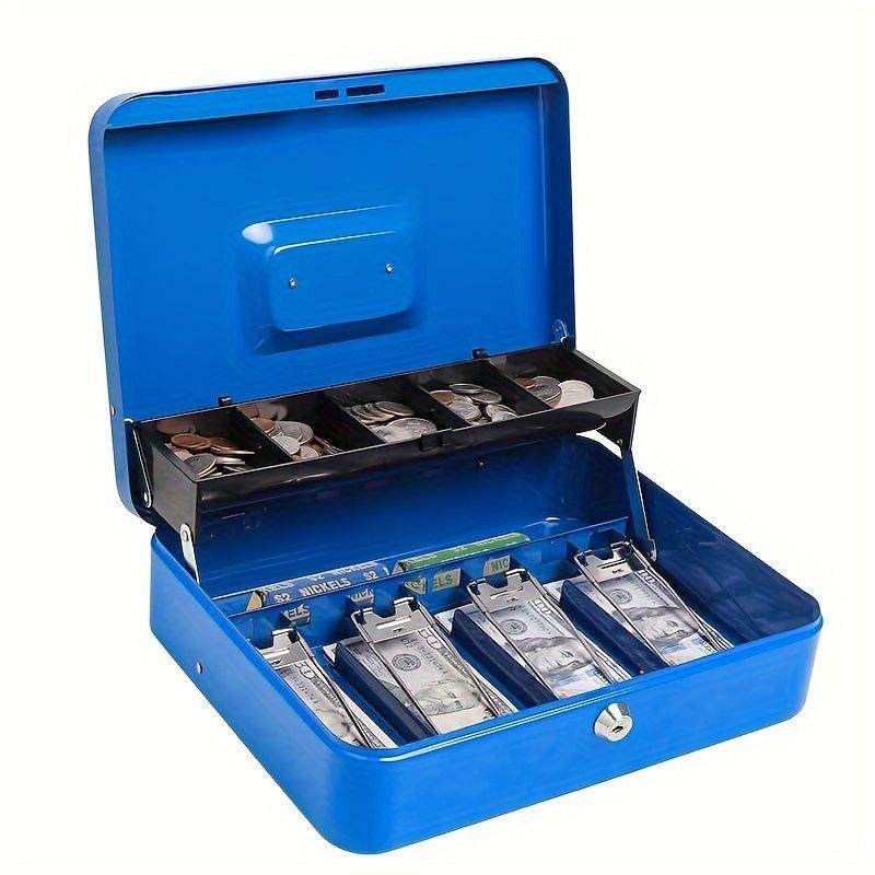 儿童储蓄存钱保险柜 现金便利店储存箱 钥匙款金属收银票夹钱箱