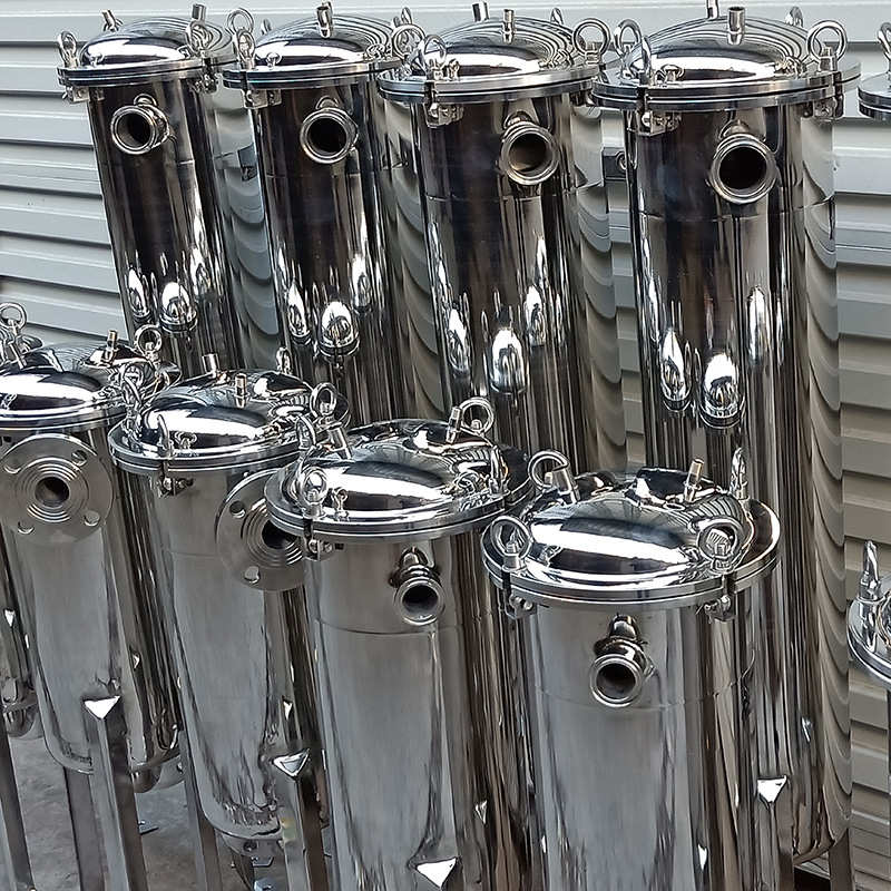 304不锈钢袋式过滤器316L卫生级过滤器低温物料布袋式固液分离