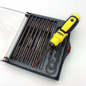 伸缩螺丝刀套装 十字一字梅花六角三角Y型强磁 双头两用螺丝刀套装