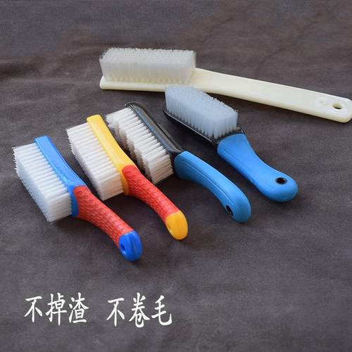 文玩刷子防滑硅胶柄特硬加硬软杜邦丝纳米刷超大清理去灰保养刷子