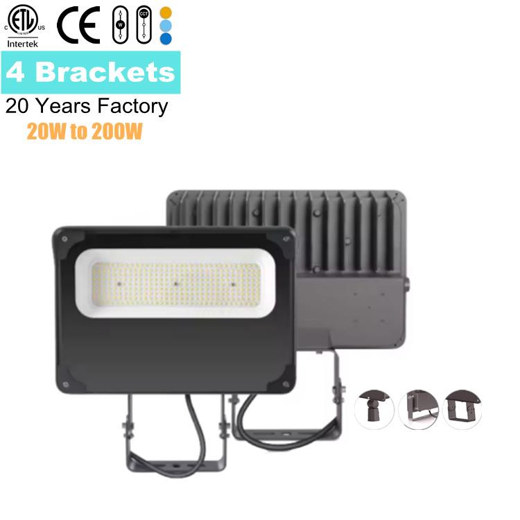 F跨境电商led投光灯超薄投射灯40w50w60w泛光灯York/trunnion支架