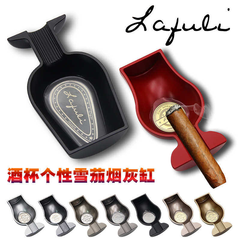 Lafuli雪茄烟灰缸 创意个性便携红酒瓶洋酒瓶烟灰盅金属单支烟缸,节庆用品/礼品,时尚烟灰缸,淘宝优惠券,粉丝福利购,淘宝优惠卷