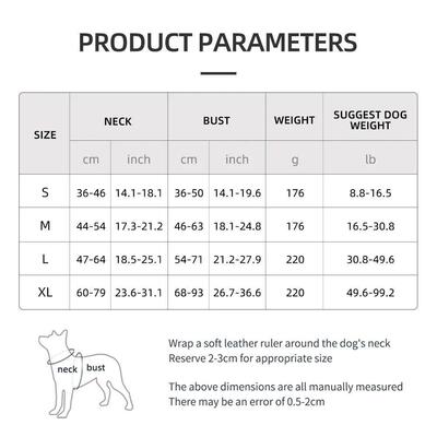 Pet Harness Multi Functional Nylon Reflective Dog Harness Ad