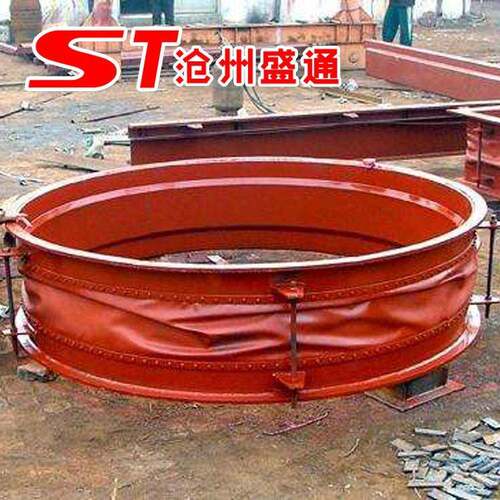 dn20套筒非金属烟道补偿器 硅橡1胶0复蒙皮 高温织物膨胀合节布