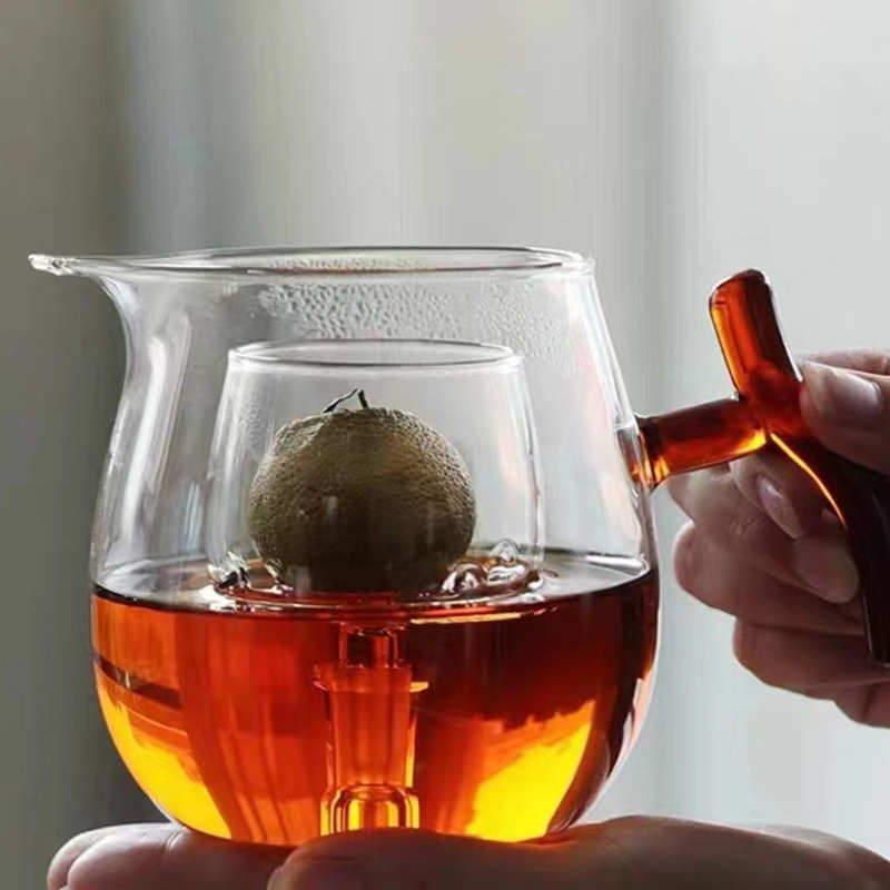 小青柑专用泡茶壶电陶炉煮茶冲茶器家用耐热玻璃茶具茶杯套装单壶