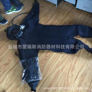 可通话全封闭式 潜水 干服市政排污打捞衣污水工程潜水衣693干式