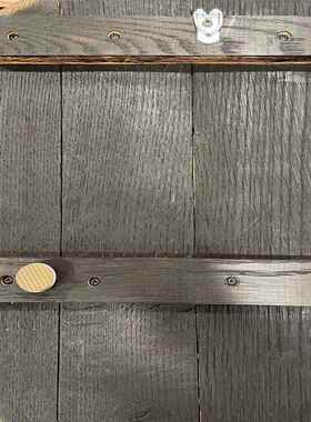 新品独立站创意木制酒架壁挂墙上收纳摆件酒水展示台挂件装饰品