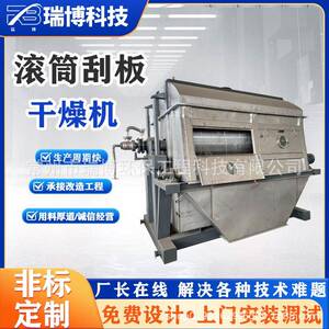 厂家供应滚筒刮板式干燥机化工制药用刮刀式干燥机