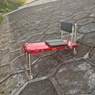 新品 钓台水陆两用镁铝合金配件小钓台折叠多功能椅迷你特