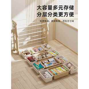 谋生儿童SLO玩具收易纳架落地多层家用宝置物宝类玩具架简分整理