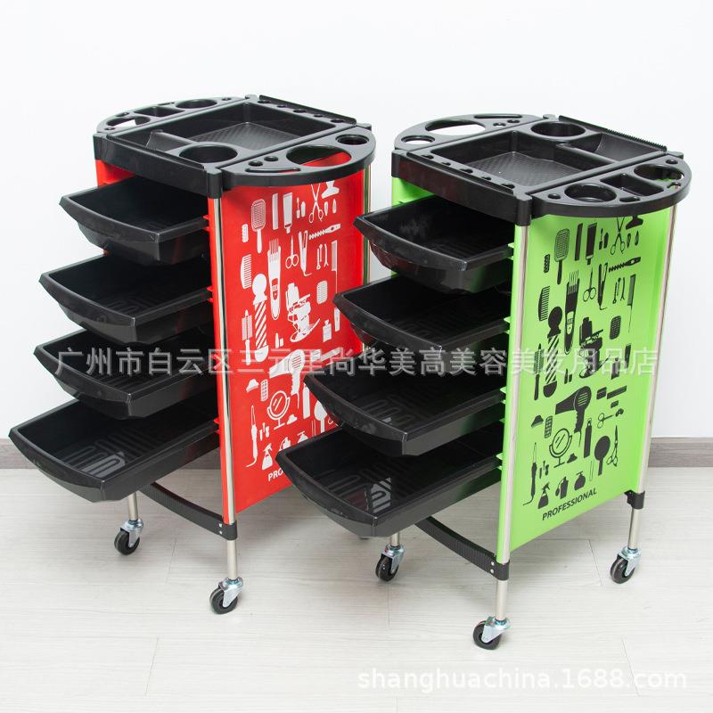 美发小推车理发店专用烫染工具车多功能抽屉推车理发师工具置物架