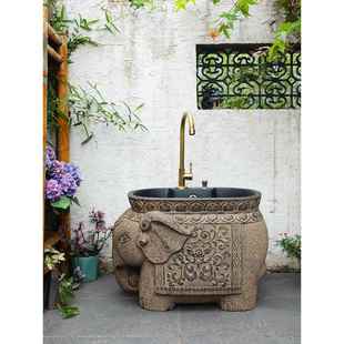 A10L拖把阳家用台庭院户外墩布水池落F77M67S6地间式 洗池拖布池卫